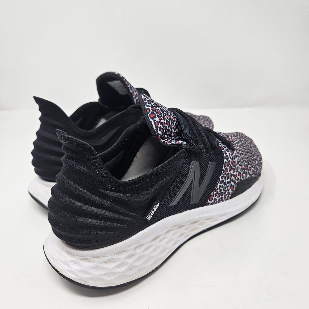 New Balance Fresh Foam Roav V1 Women 11 Leopard Print Black Running Shoes - Picture 8 of 12